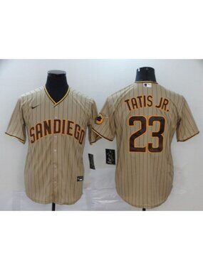 Fernando Tatis Jr. Brown Stitched Jersey
